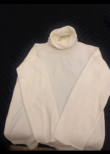 Kadın Beyaz Balıkçı Yaka Triko - Görsel 3