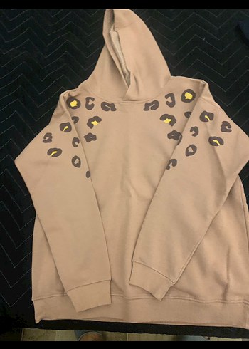 Kapüşonlu Bej Kadın Sweatshirt - Görsel 2