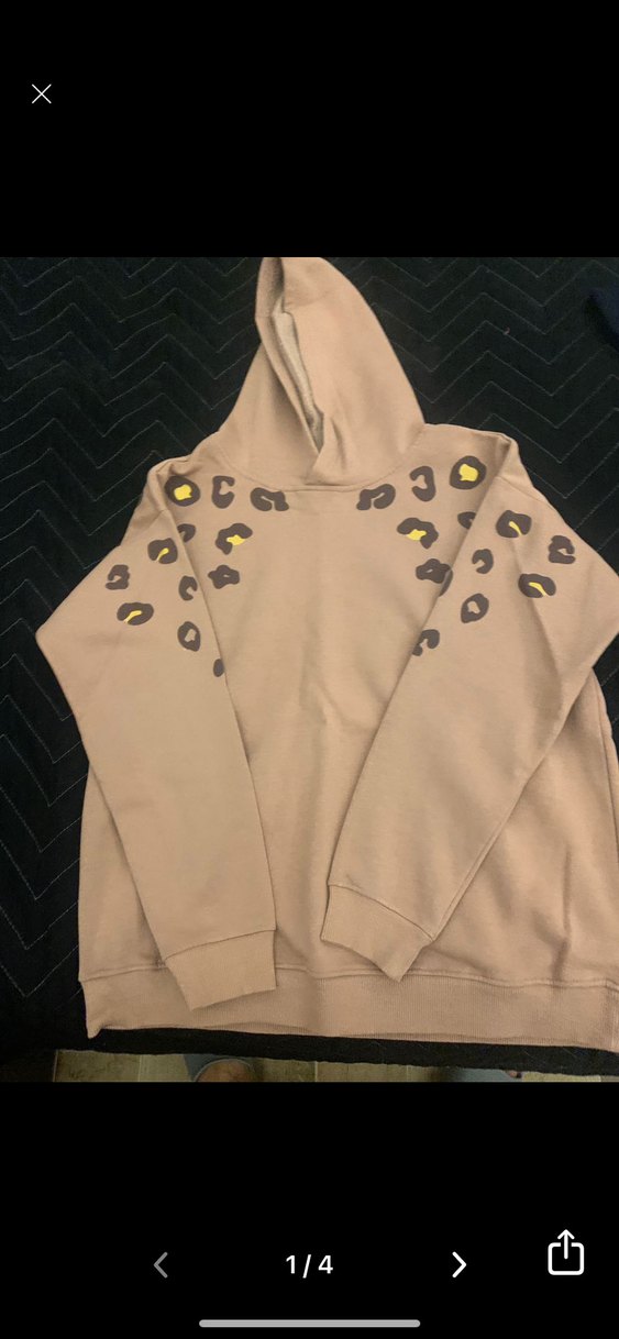 Kapüşonlu Bej Kadın Sweatshirt - Görsel 2