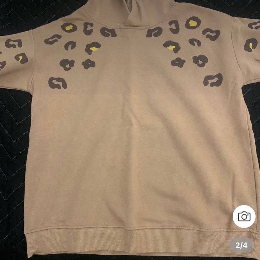 Kapüşonlu Bej Kadın Sweatshirt - Görsel 5