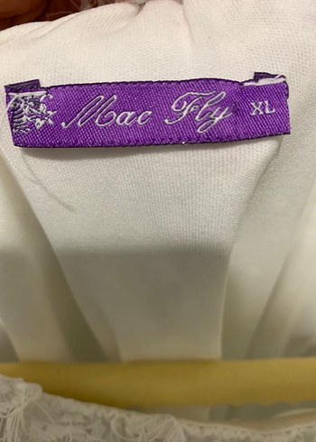 Dantel Detaylı Uzun Beyaz Bohem Elbise - Görsel 6