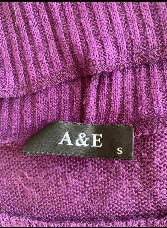 Mor Balıkçı Yaka Triko Kadın Kazak - Görsel 3