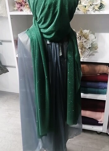 Diğer Zümrüt abiye ve duvak