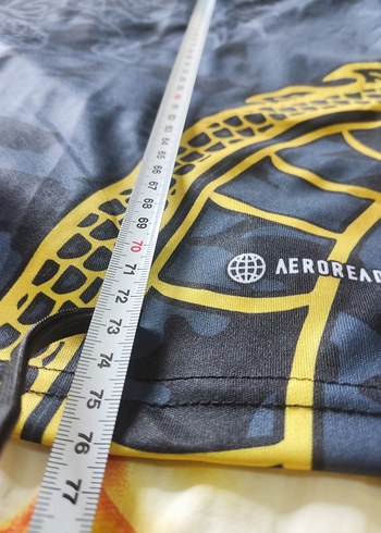 Gri Baskılı Kısa Kollu Spor Tişört - Görsel 4