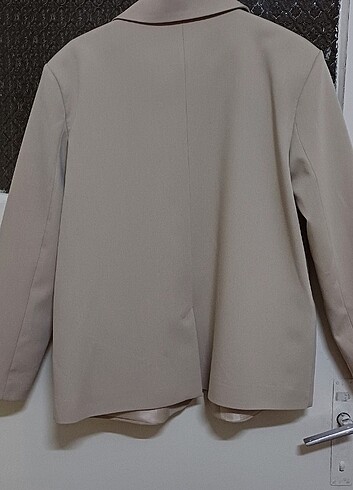 Addax Oversize bej blazer ceket 