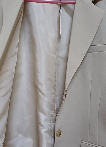 m Beden Oversize bej blazer ceket 