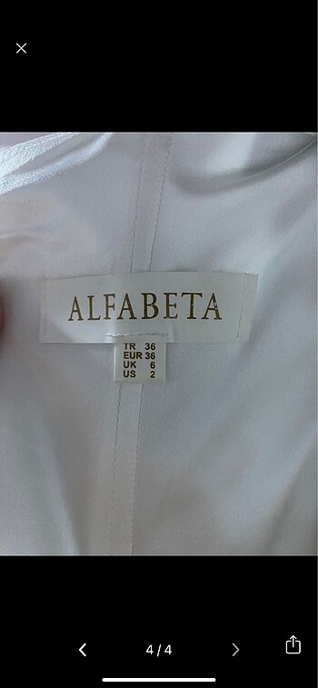 s Beden beyaz Renk ALFA BETA BEYAZ ELBİSE