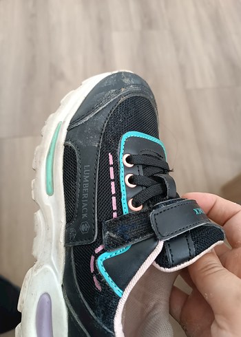 30 Beden Lumberjack Siyah Kız Çocuk Spor Ayakkabı