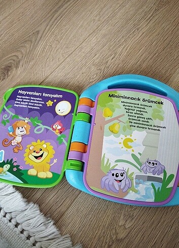  Beden Renk Fisher price sesli eğitici kitap