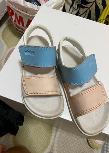 Mavi-pastel Kız Sandaletleri, Cırtlı