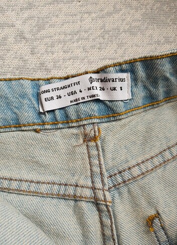 Stradivarius orijinal marka Stradivarius Jean sıfır