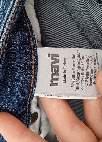 32 Beden mavi Renk Kot pantolon