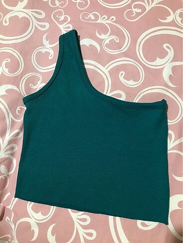 xs Beden yeşil Renk Yeşil Tel Kol Crop