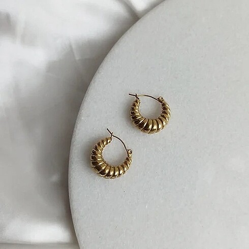 Çelik Sarmalı Antik Küpe