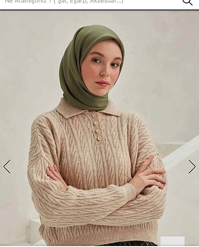 freshscarfs askeri haki modal ipek eşarp