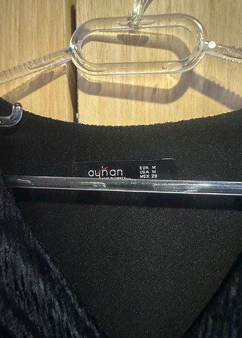 36 Beden Siyah Desenli Süet Midi Kalem Elbise