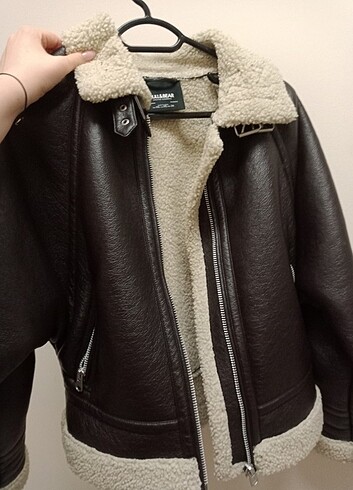 Pull bear deri biker ceket 