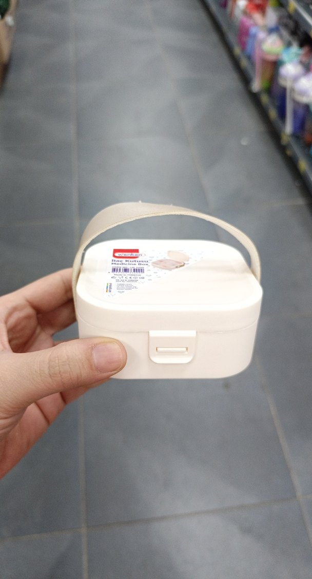 Beyaz Bölmeli ilaç kutusu - Görsel 3