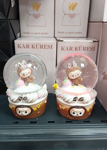 Renkli Sevimli Kar Küresi Biblo - Görsel 2