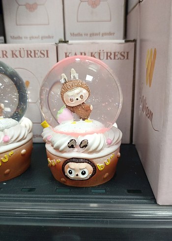 Renkli Sevimli Kar Küresi Biblo - Görsel 3