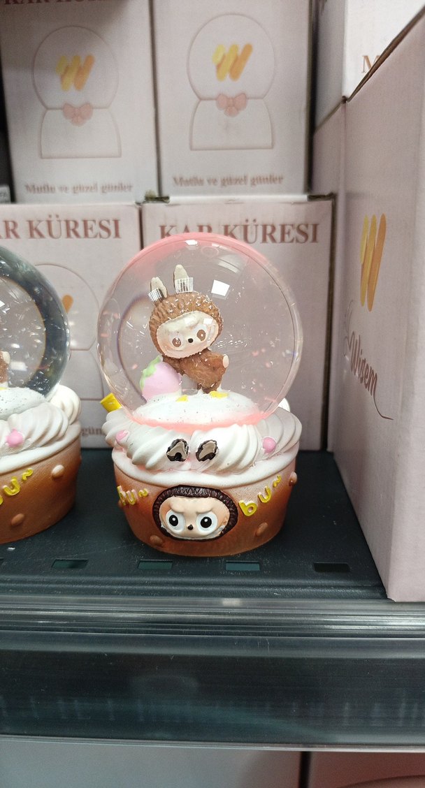 Renkli Sevimli Kar Küresi Biblo - Görsel 3