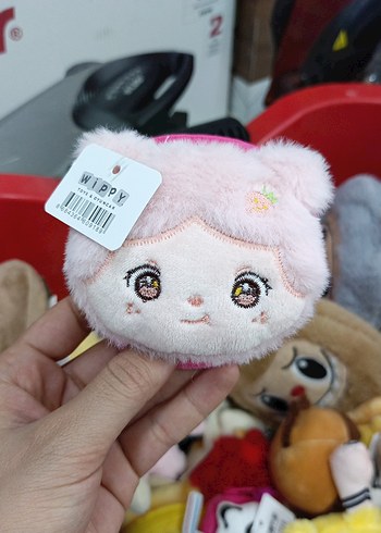 Sarı Renkli WiPPY Peluş Oyuncak anahtarlık-cüzdan - Görsel 5