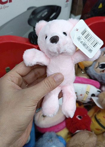 Sarı Renkli WiPPY Peluş Oyuncak anahtarlık-cüzdan - Görsel 2