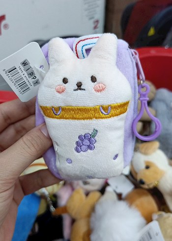 Sarı Renkli WiPPY Peluş Oyuncak anahtarlık-cüzdan - Görsel 8