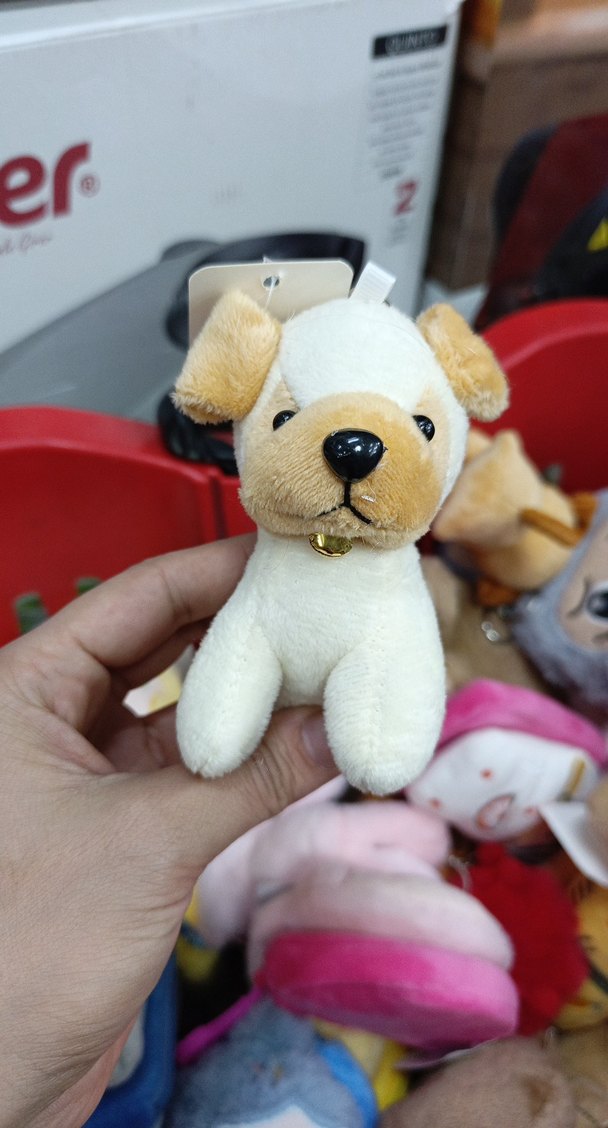 Sarı Renkli WiPPY Peluş Oyuncak anahtarlık-cüzdan - Görsel 3