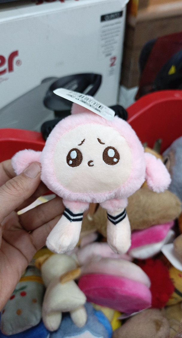 Sarı Renkli WiPPY Peluş Oyuncak anahtarlık-cüzdan - Görsel 4