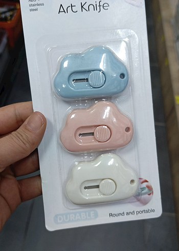 Pastel Renkli Taşınabilir maket bıçağı - Görsel 2