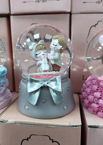 Beyaz Ayıcık Temalı Kar Küresi Figür - Görsel 3