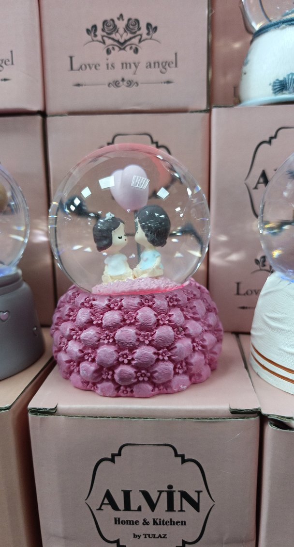 Beyaz Ayıcık Temalı Kar Küresi Figür - Görsel 2