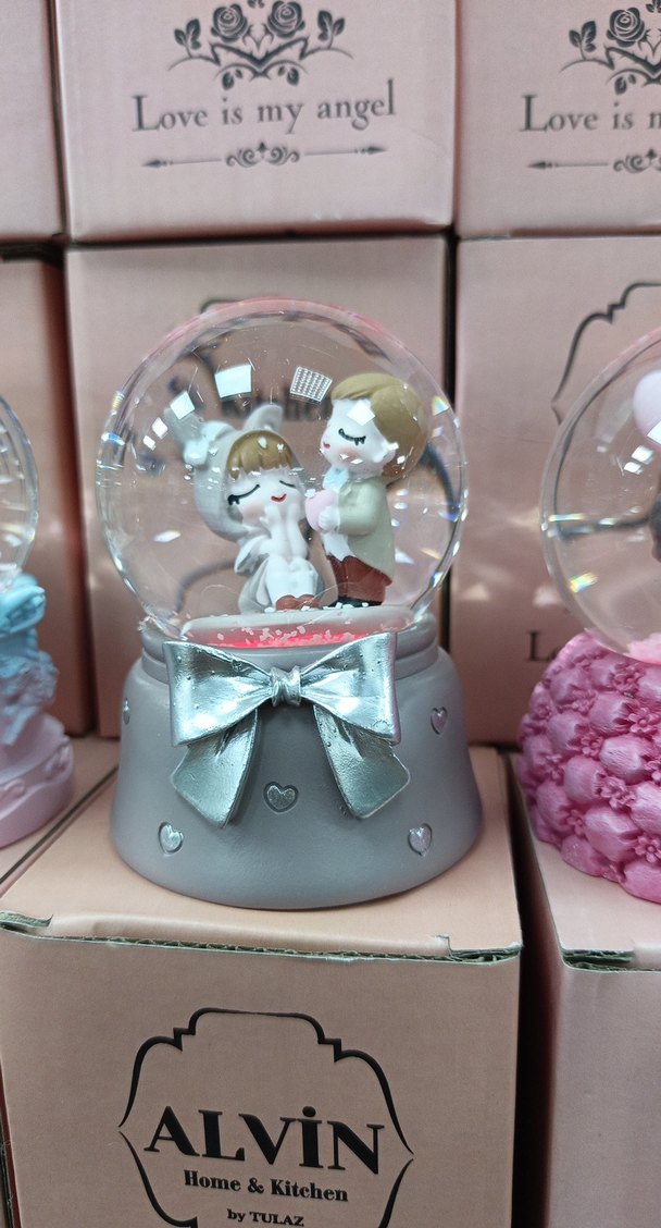 Beyaz Ayıcık Temalı Kar Küresi Figür - Görsel 3