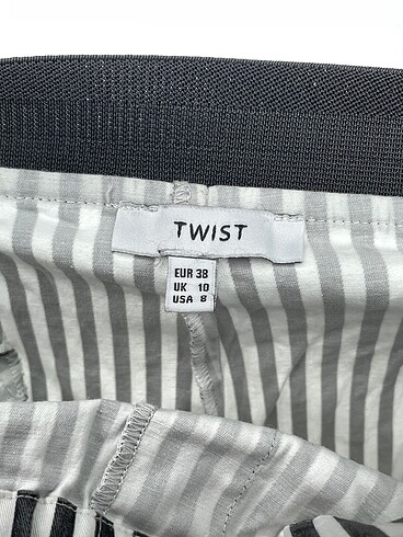 28 Beden çeşitli Renk Twist Kumaş Pantolon %70 İndirimli.