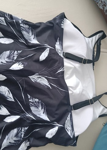 Siyah Yaprak Desenli  yurt dışından geldi Mayo - Görsel 6