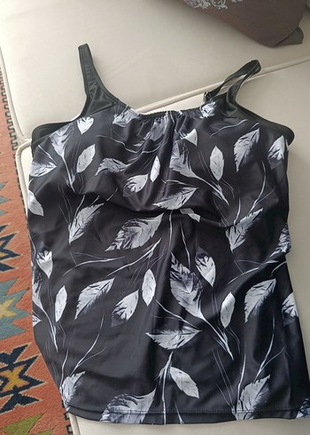 Siyah Yaprak Desenli  yurt dışından geldi Mayo - Görsel 11