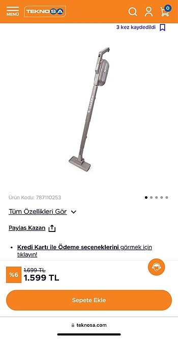 Fantom dikey süpürge