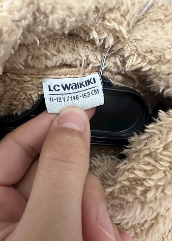 LC Waikiki Kahverengi Peluş Rahat Erkek çocuk Ceket