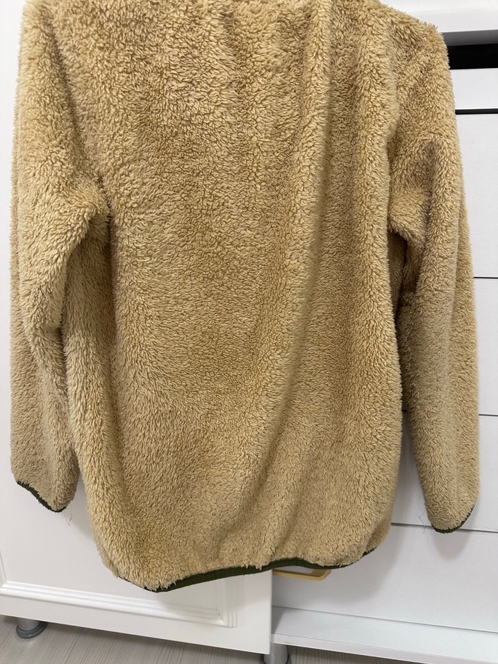 Kahverengi Peluş Rahat Erkek çocuk 
 Ceket - Görsel 3