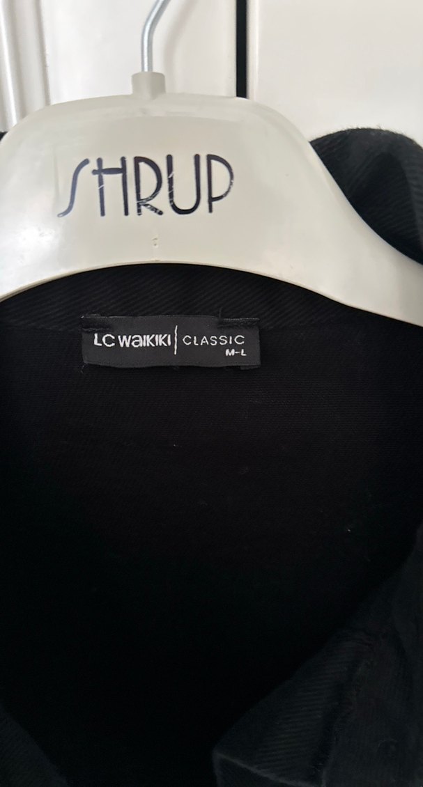 Siyah Düğmeli Kadın Denim Ceket - Görsel 3