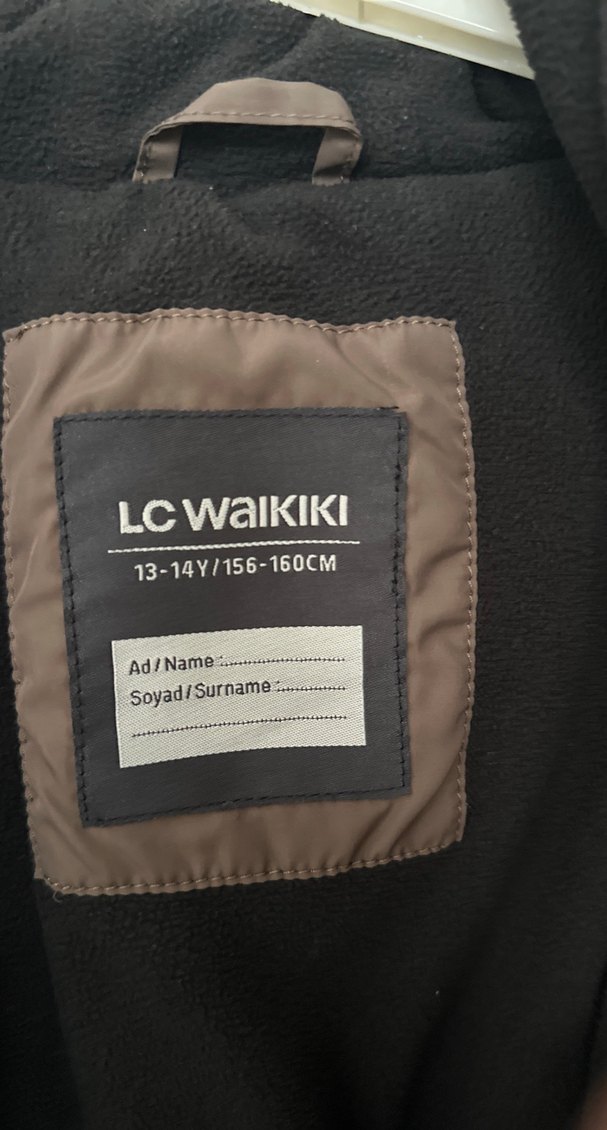 Kahverengi Fermuarlı Erkek çocuk  Kışlık Mont - Görsel 2