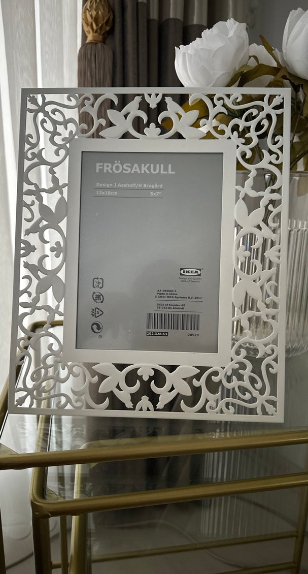 Beyaz FROSAKULL Dekoratif Çerçeve - Görsel 2