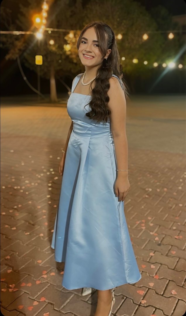 Mavi Kadın Abiye Elbise - Görsel 2