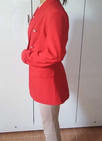 KIRMIZI BLAZER CEKET ????????