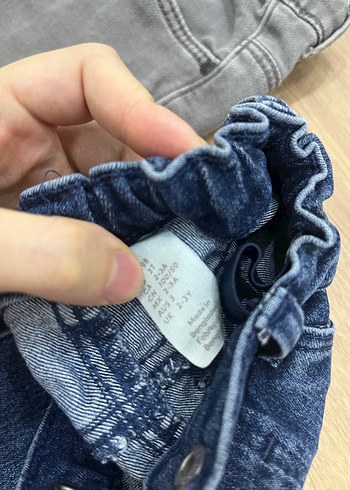 H&M Erkek Çocuk Gri Denim Pantolon