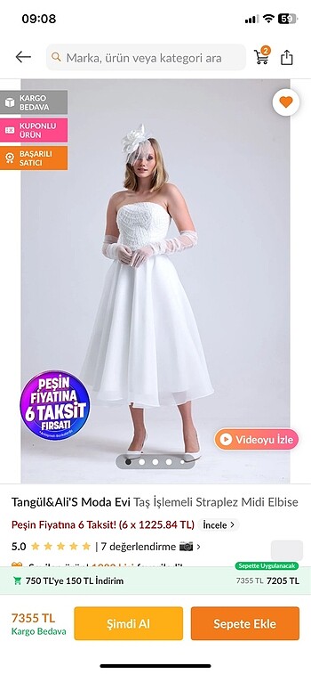 40 Beden Nikah elbisesi