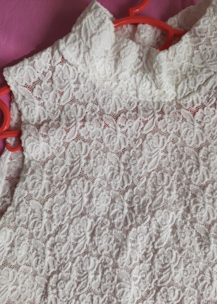 Dantel crop - Görsel 4