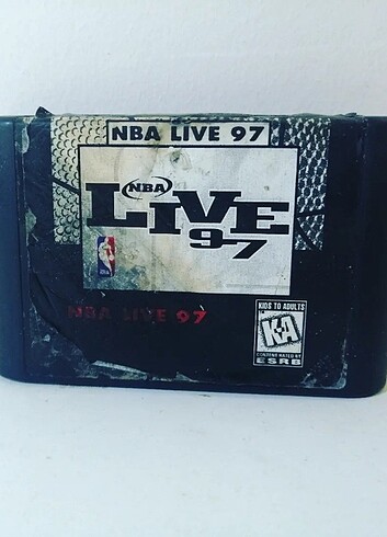 SEGA MEGA DRIVE 2 NBA LİVE 97 OYUN KASEDI DIS KAĞIDI YIPRANMIS. 