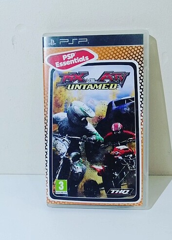 SONY PSP UNTAMED OYUNU ŞEFFAF KUTULU VE İÇ KİTAPÇIKLIDIR
